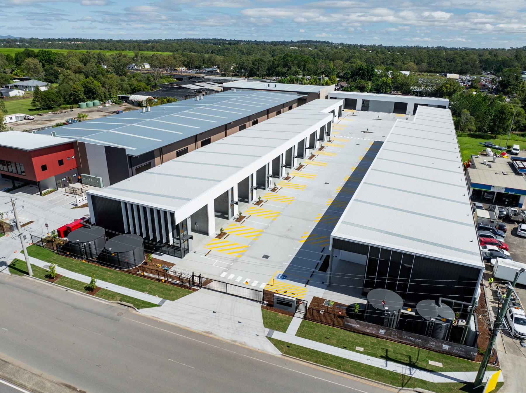 Completed Sherbrooke Commons warehouses in Willawong